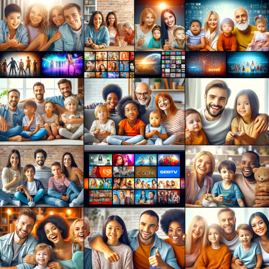 the benefits of IPTV Playlists, and happy families